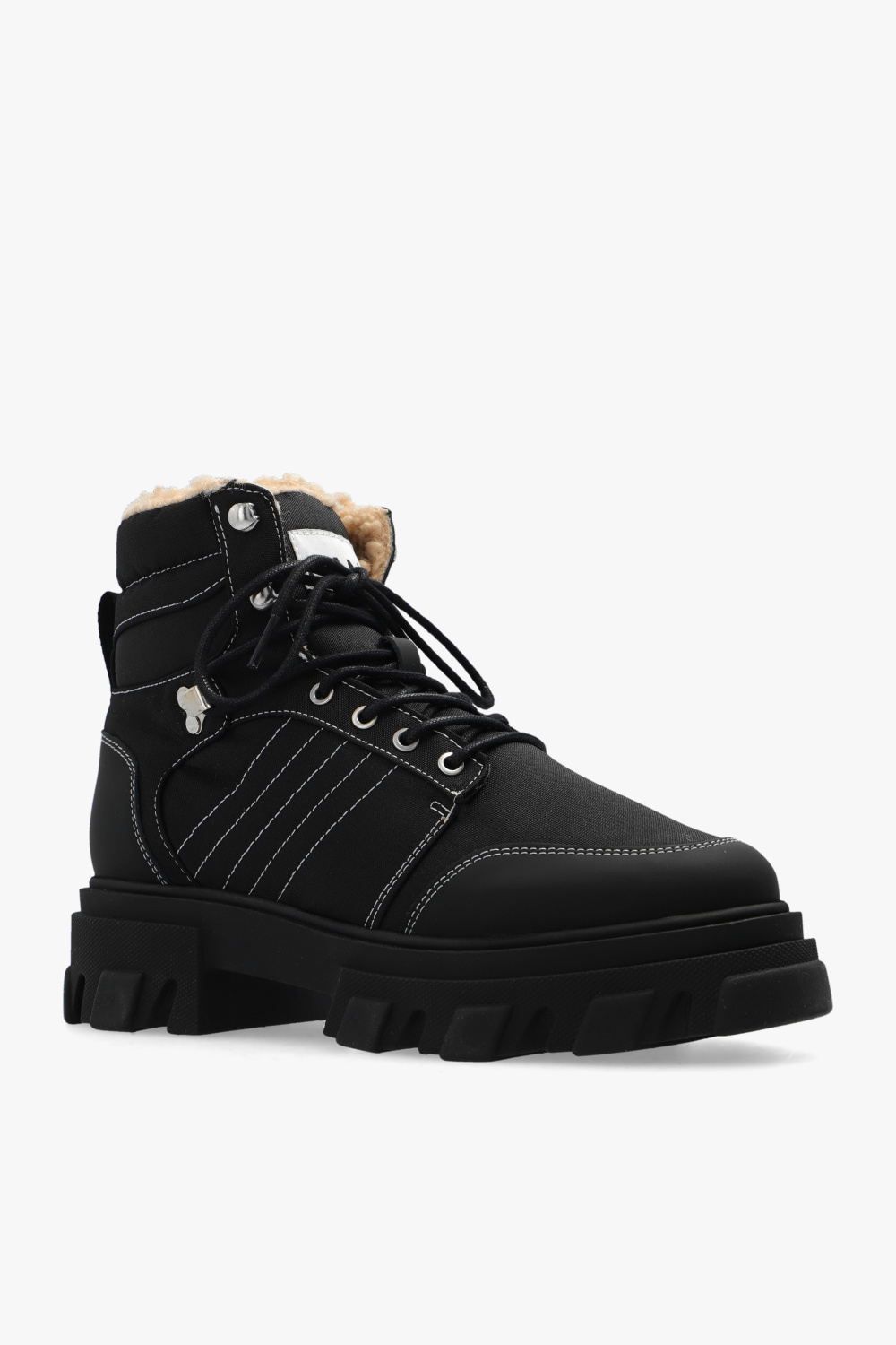 Women's Tall shoes | black ankle length boots | Ganni Hiking